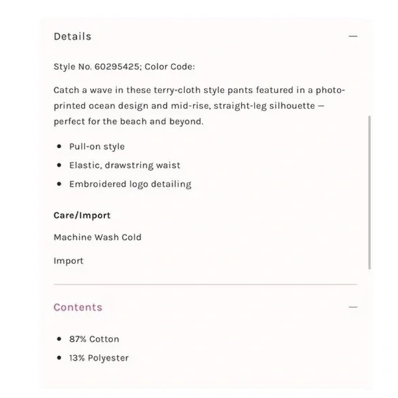 NWT Free People House Of Sunny Wave Towelling Pants Size 4 Beach Ocean Blue Soft - Picture 3 of 11